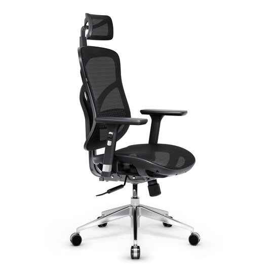 Krēsls V - Bas 119-130/50,5/68 cm melns - N1 Home