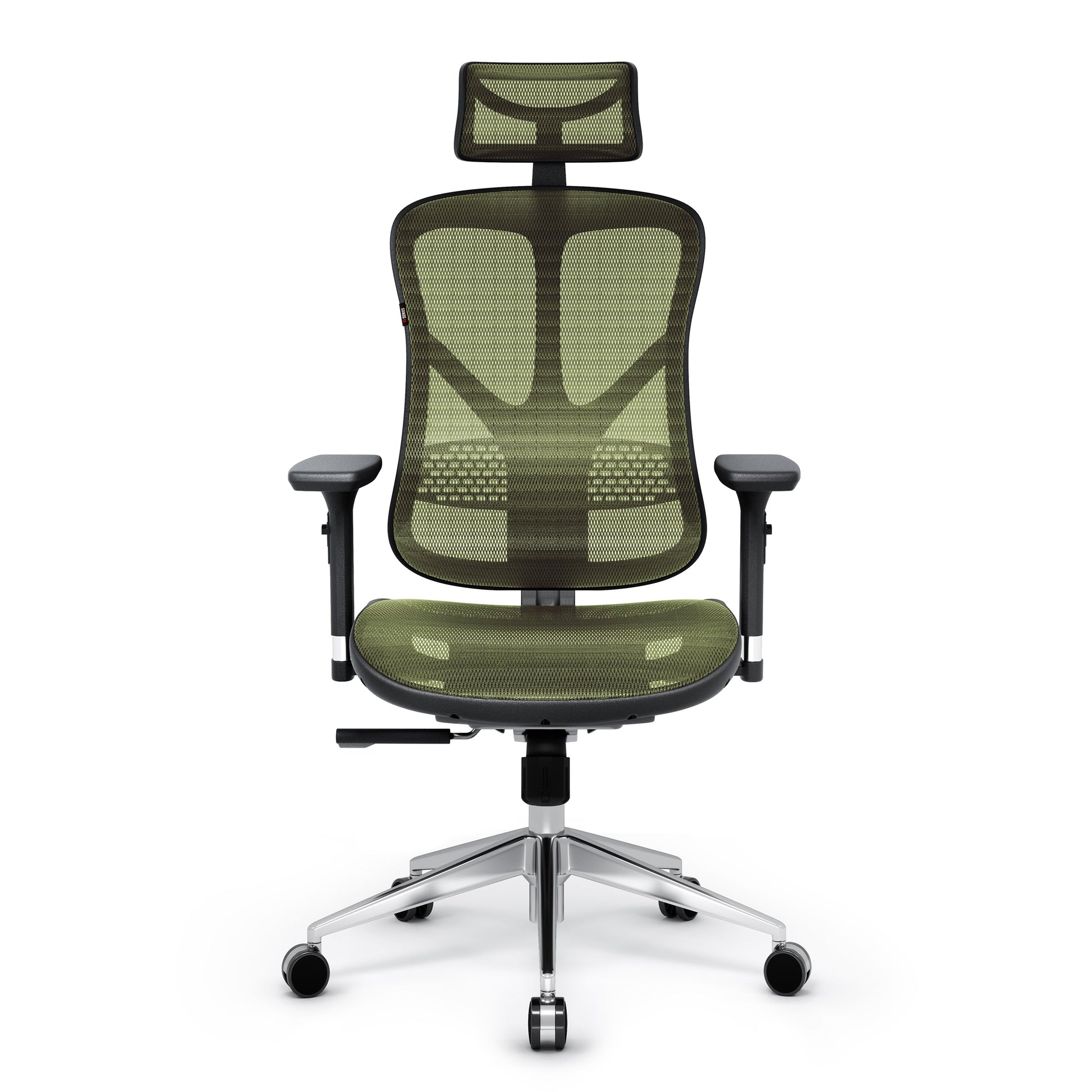 Krēsls V - Bas 119-130/50,5/68 cm melns/zaļš - N1 Home