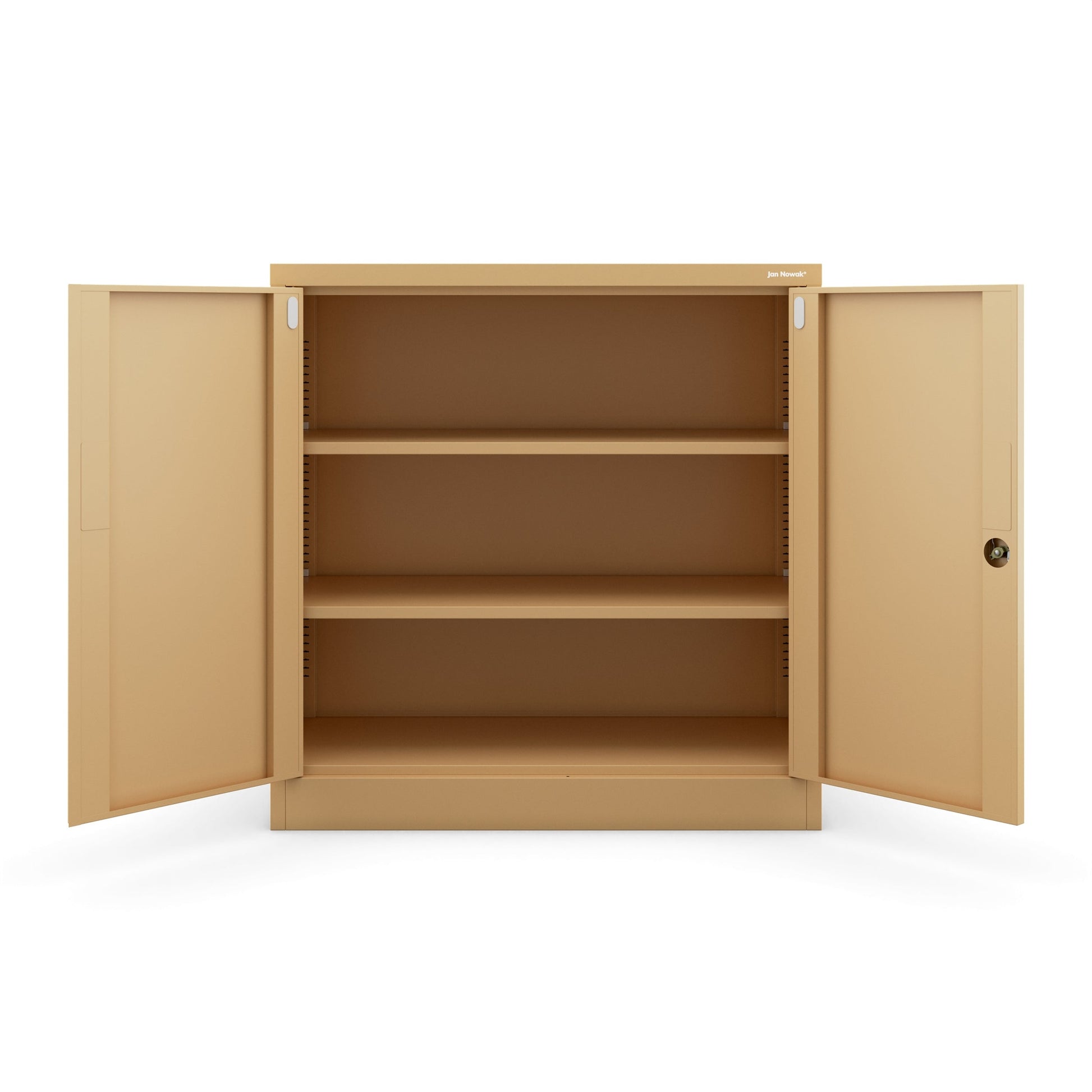 Slēdzams metāla skapis Bat 93/90/40 cm bēšs - N1 Home
