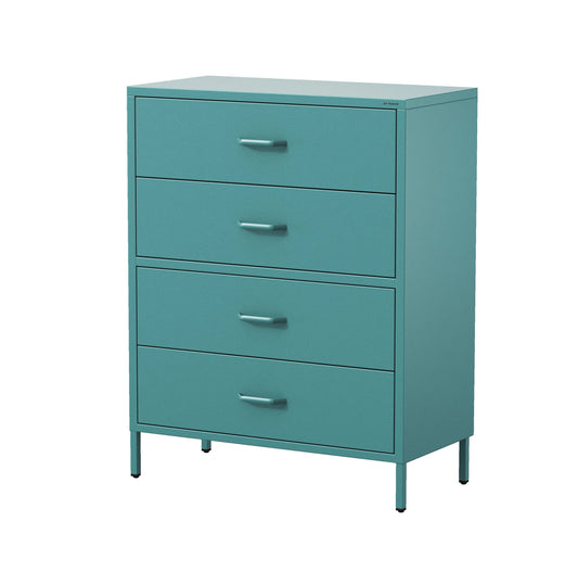 Metāla kumode Carl 80/101,5/40 cm jūras zils - N1 Home
