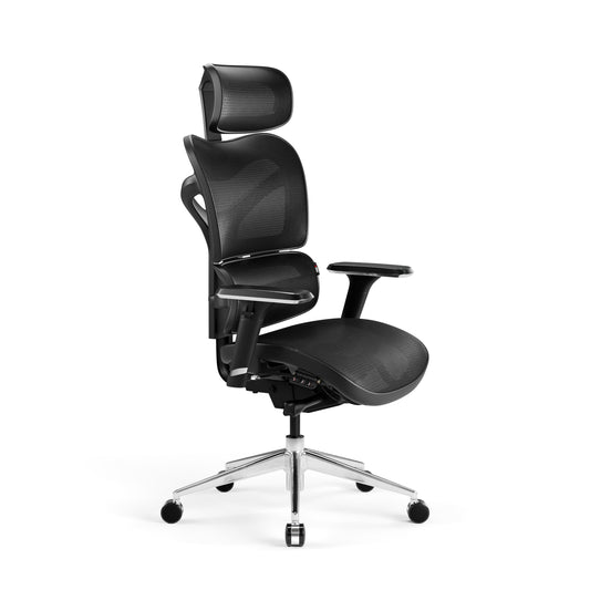 Krēsls V - Co 126-137/69/49,5 cm melns - N1 Home
