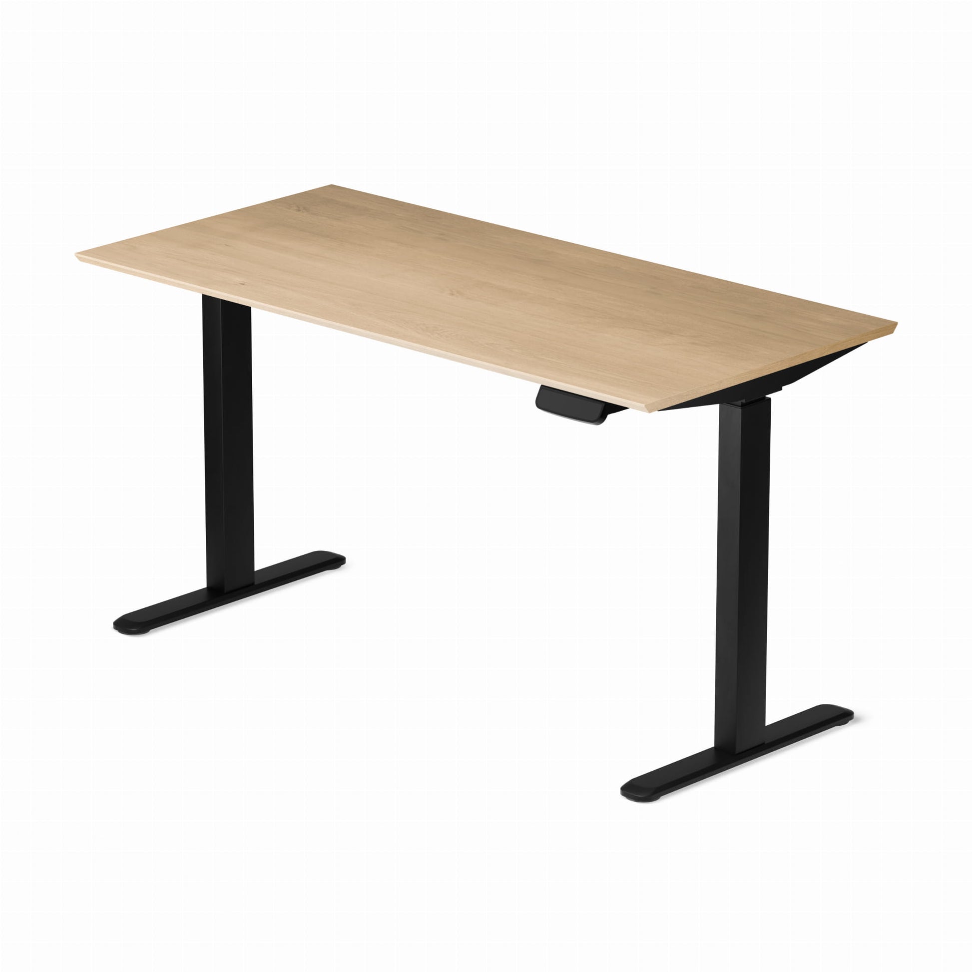 Biroja galds Conti Pro 60/140 cm melns/Hamilton ozols - N1 Home