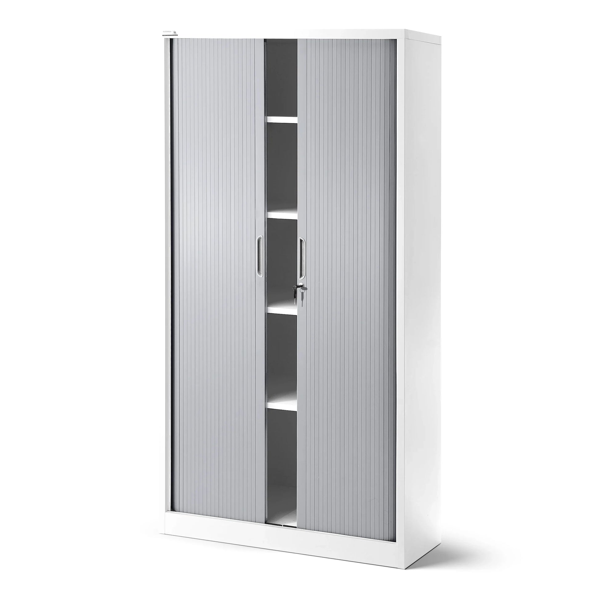 Skapis Dami 185/90/45 cm pelēks/balts - N1 Home