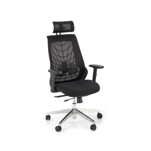 Krēsls Ger 66/67/115-125/38-48 cm melns - N1 Home