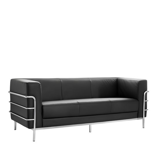 Atpūtas zonas dīvāns Demo 45/149/51 cm melns - N1 Home