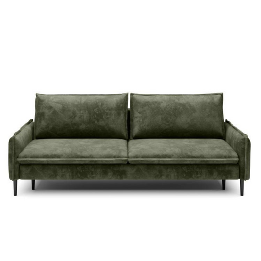 Dīvāns Glos 223/107/47 cm zaļš