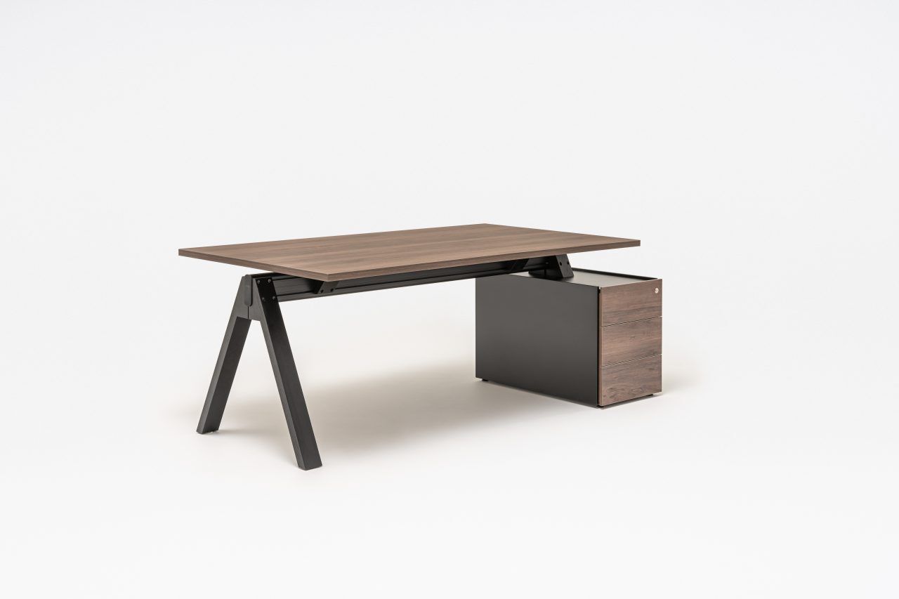 Galds Vega 180/100/74 cm tumšs valrieksts - N1 Home