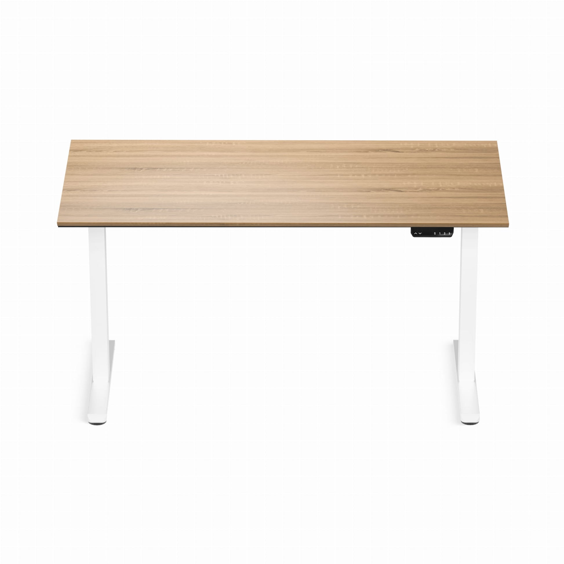 Biroja galds Flo 67/138 cm balts/sonoma ozols - N1 Home