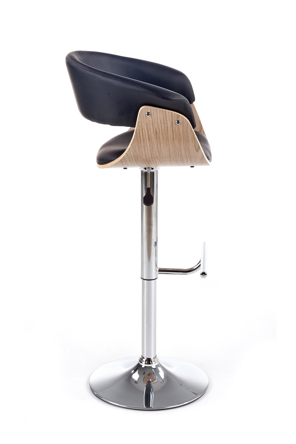 LB krēsls gaišs ozols/melns 59/46/90÷112 cm - N1 Home