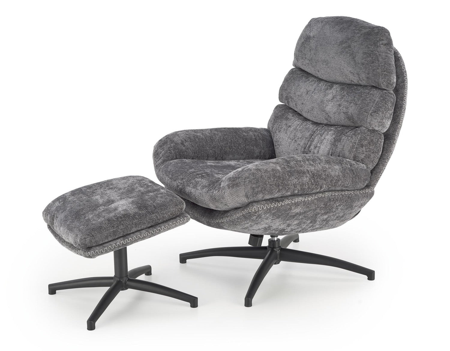 Atzveltnes krēsls Napa 80/90/100/45 cm pelēks - N1 Home
