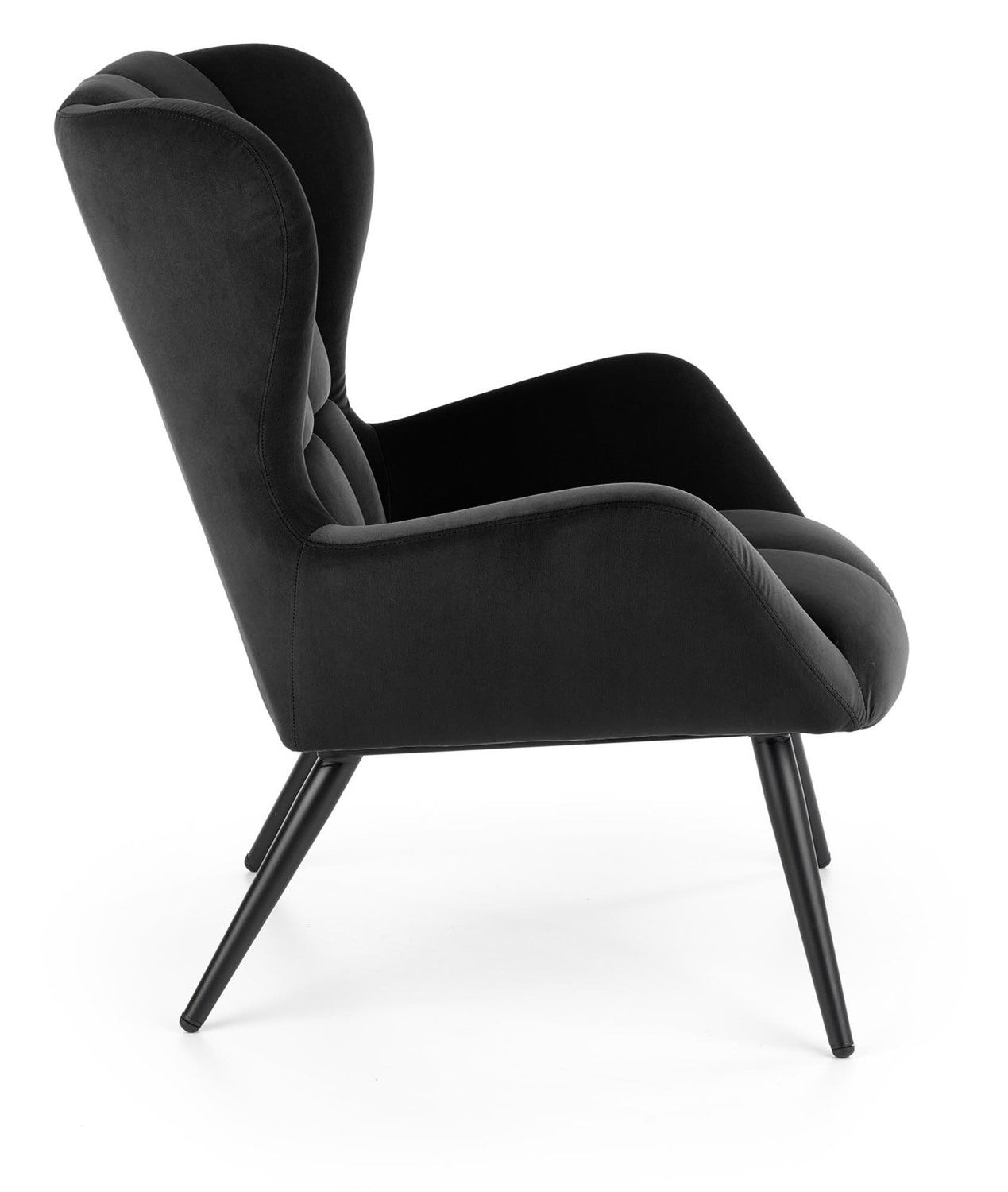 Krēsls Tyr 75/86/91/48 cm melns - N1 Home