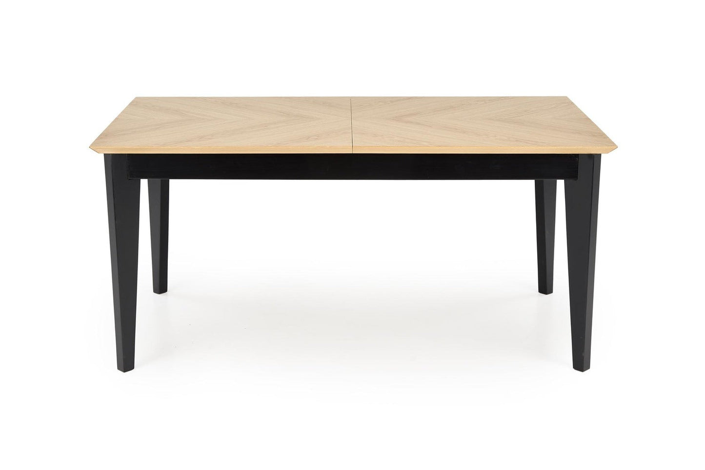 Galds Edmun 160-240/90/75/140 cm dabīgs/melns - N1 Home