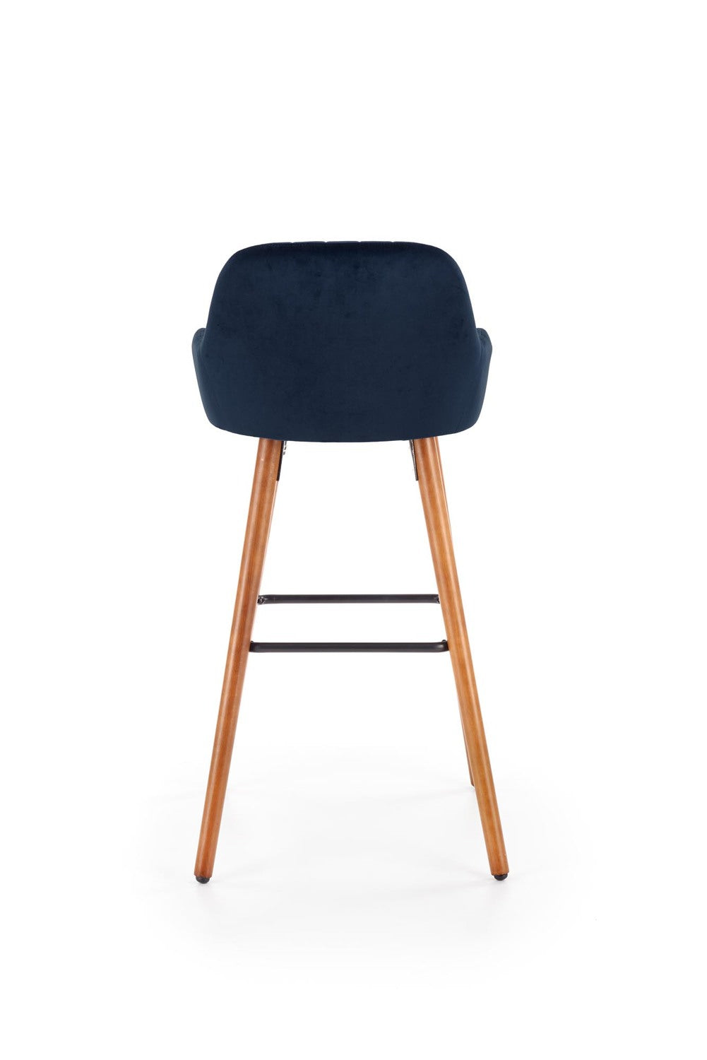 LN krēsls riekstkoks/tumši zils 47/49/98/75 cm - N1 Home
