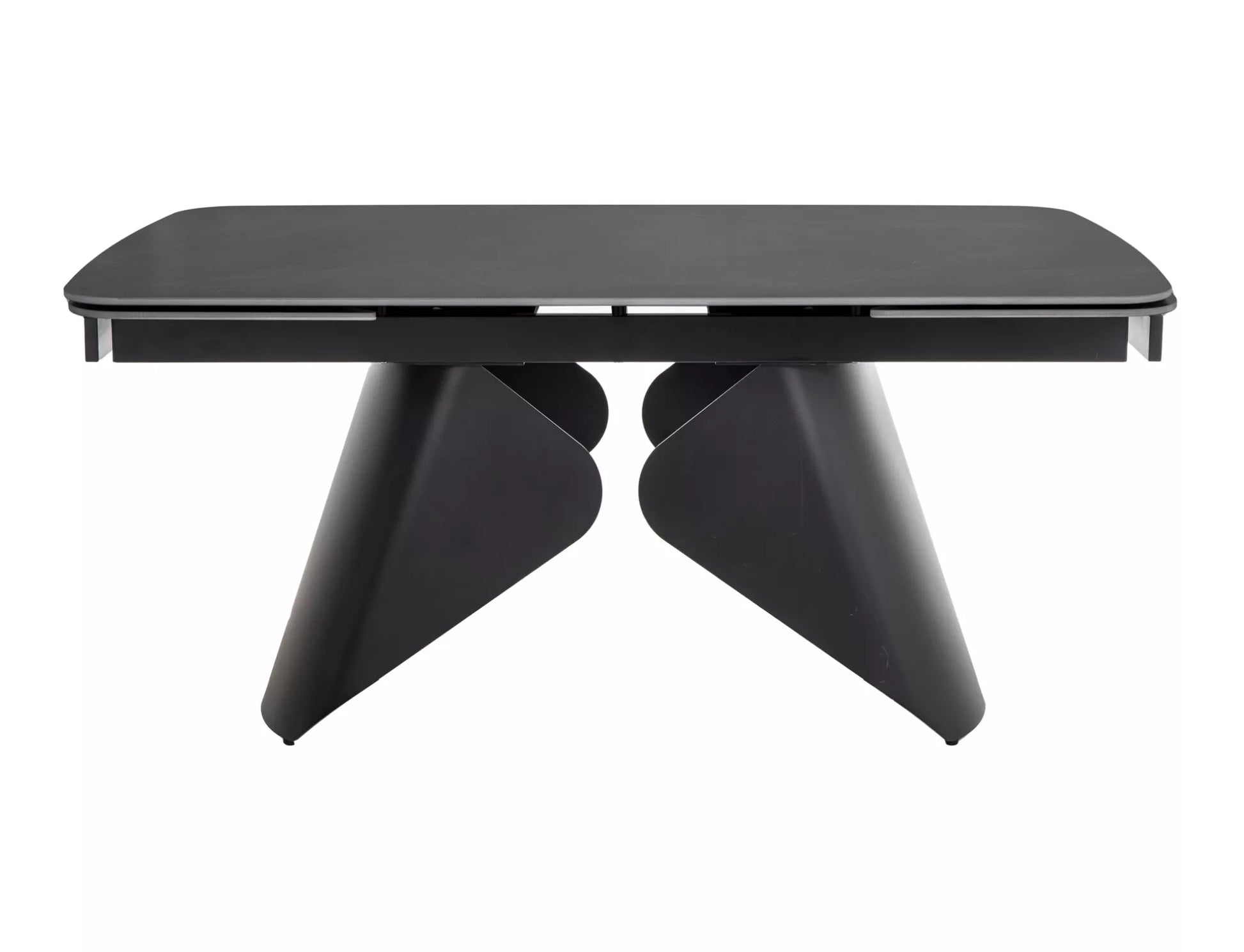 Galds Armon 75/90/160-240 cm melns/melns - N1 Home