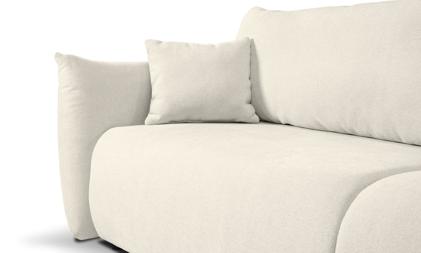 Dīvāns Alloreo 240/88/108 cm krēms