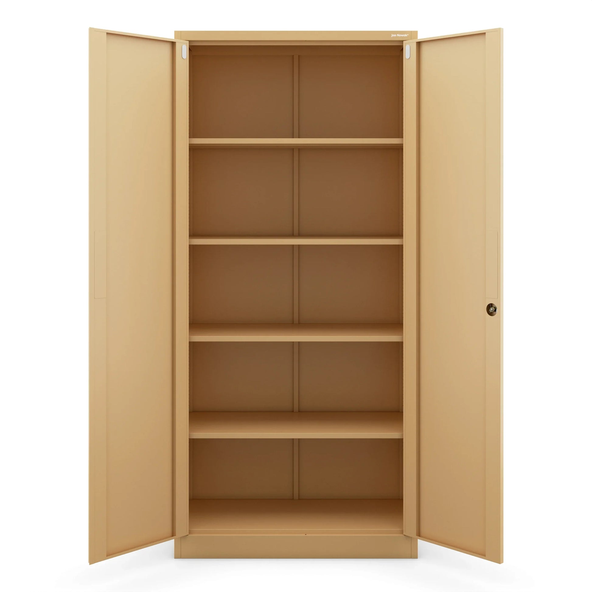 Slēdzams metāla skapis Jaf H 195/90/40 cm bēšs - N1 Home