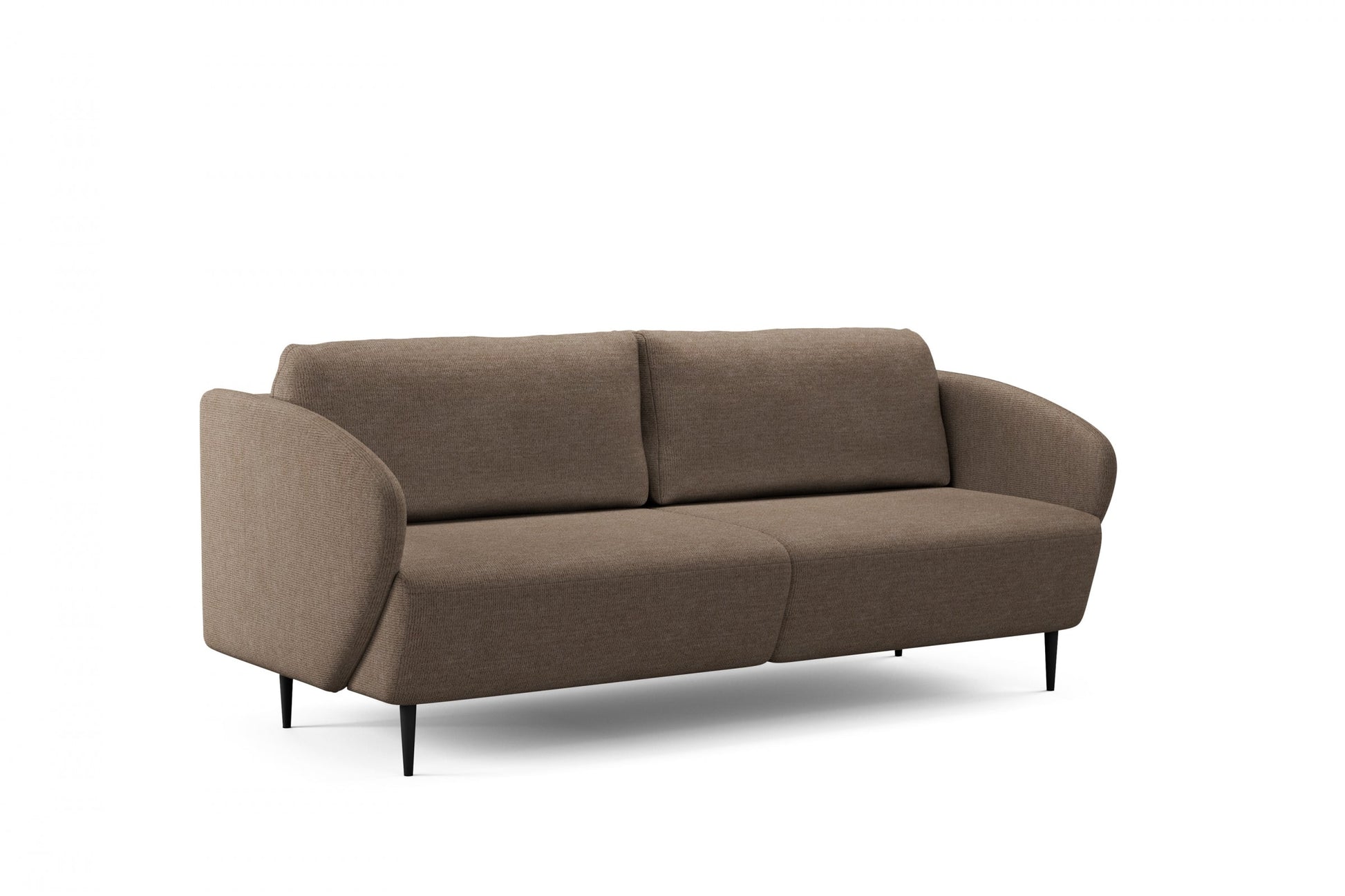 Dīvāns Nao 212/95/98 cm Uni 8002 Shitake/melnas kājas - N1 Home