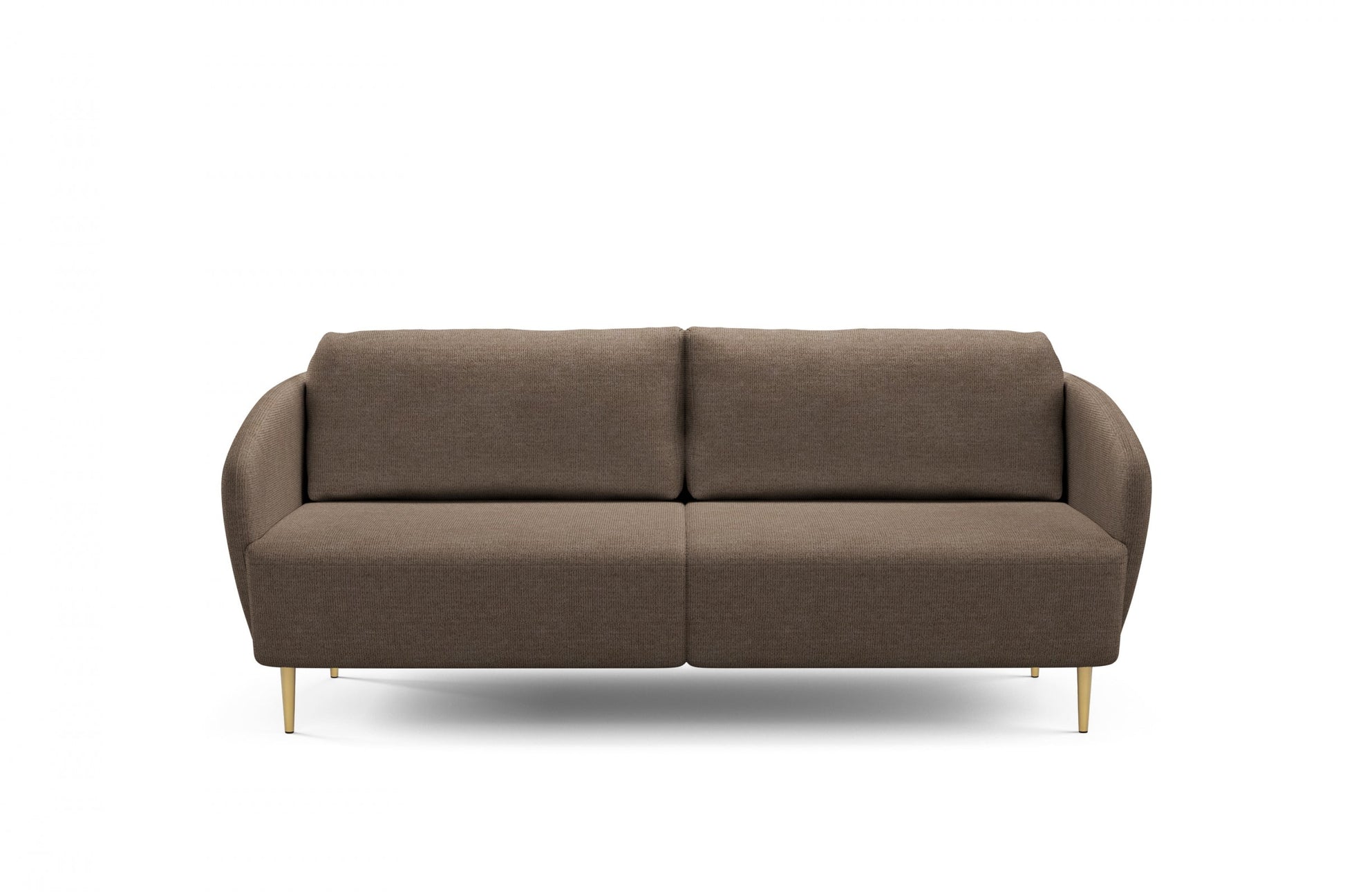 Dīvāns Nao 212/95/98 cm Uni 8002 Shitake/zelts kājas - N1 Home