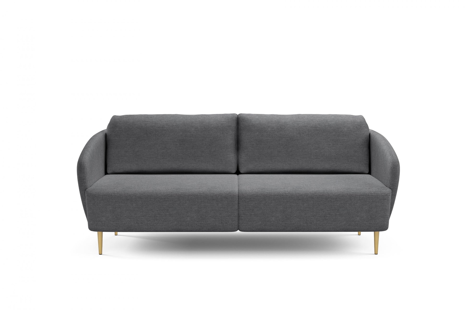 Dīvāns Nao 212/95/98 cm Uni 8800 Titanium/zelts kājas - N1 Home