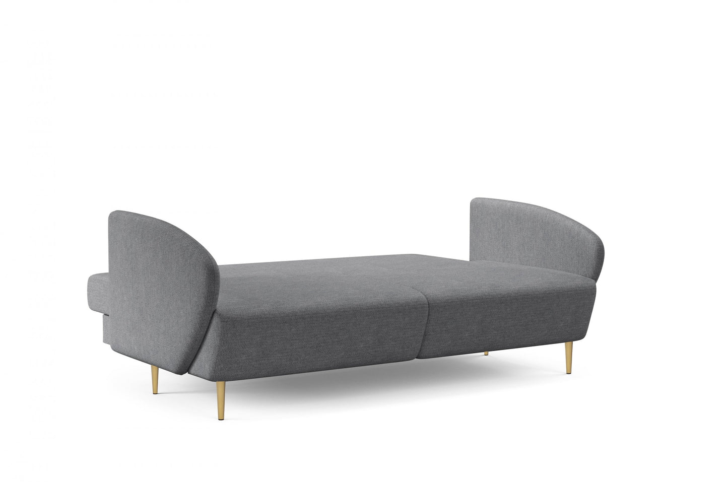 Dīvāns Nao 212/95/98 cm Uni 8800 Titanium/zelts kājas - N1 Home