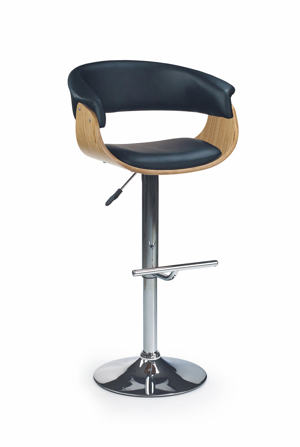 LB krēsls gaišs ozols/melns 59/46/90÷112 cm - N1 Home