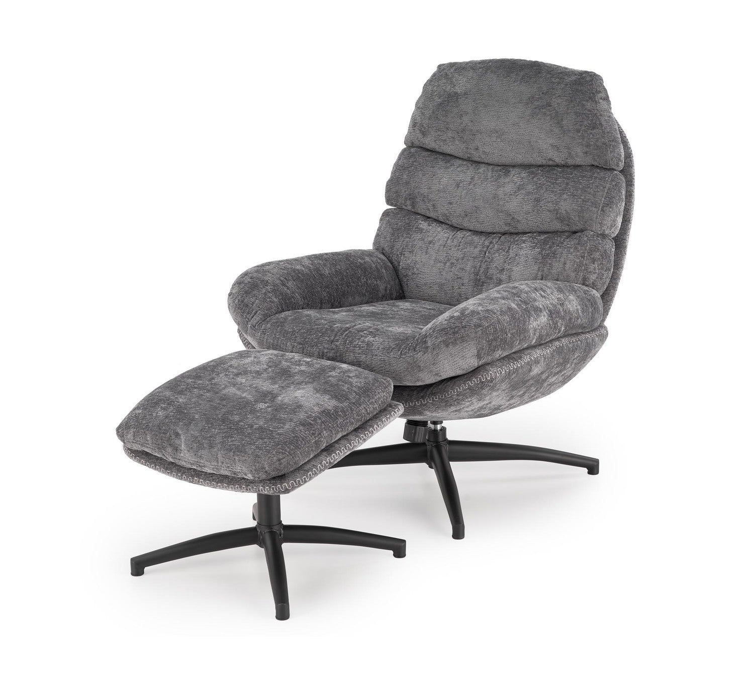 Atzveltnes krēsls Napa 80/90/100/45 cm pelēks - N1 Home