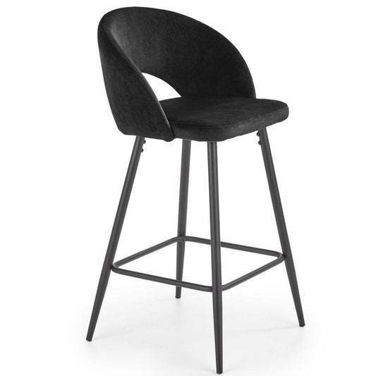 Krēsls JE 48/49/89/65 cm melns - N1 Home