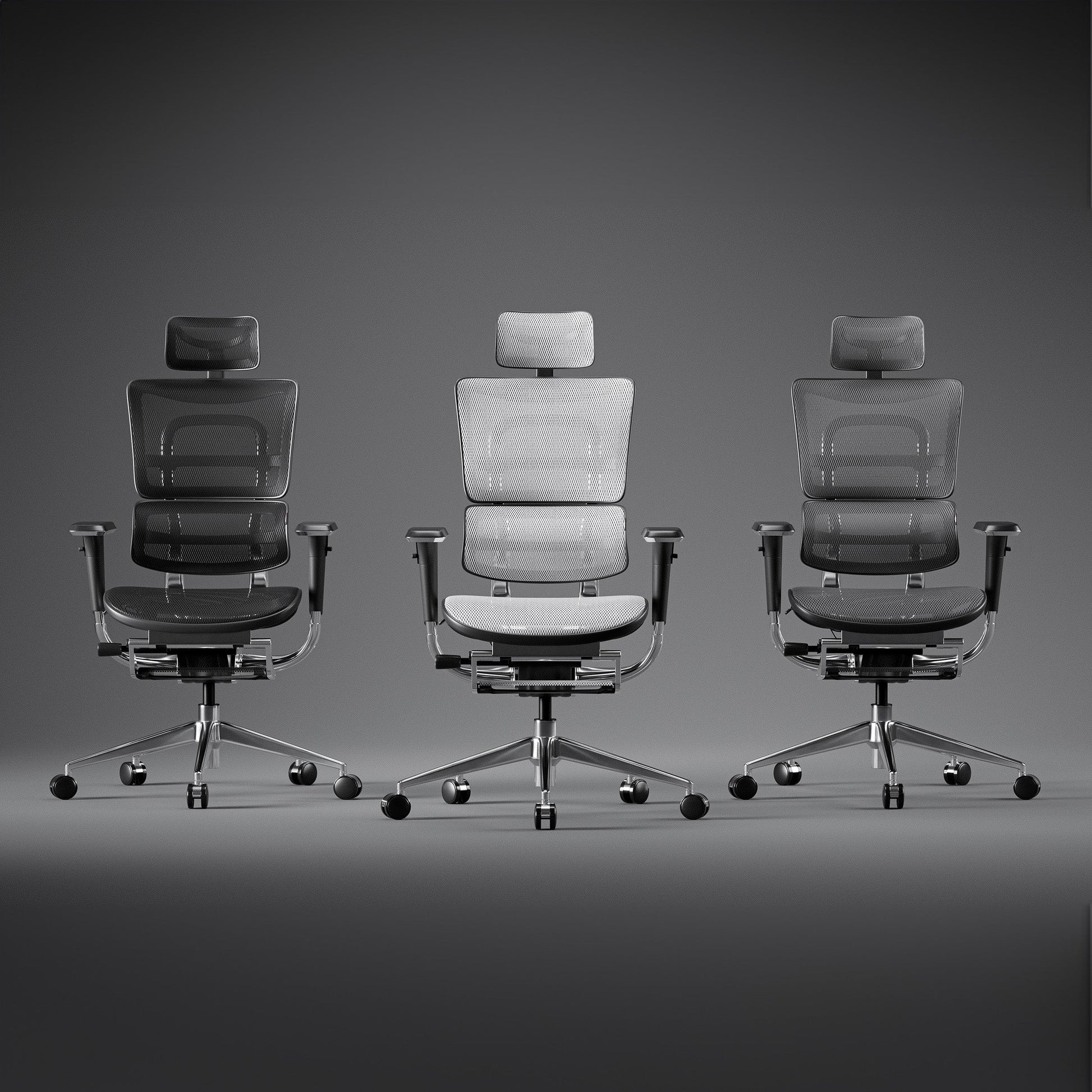 Krēsls V - Mas 128-138/68/50 cm melns/balts - N1 Home